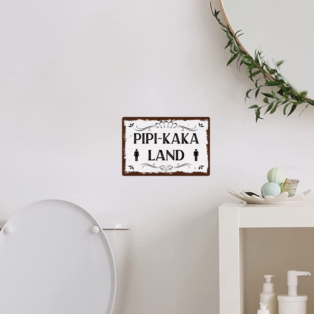 Putuo Decor 1pc Vintage Metal  - Home Bathroom Toilet review and price