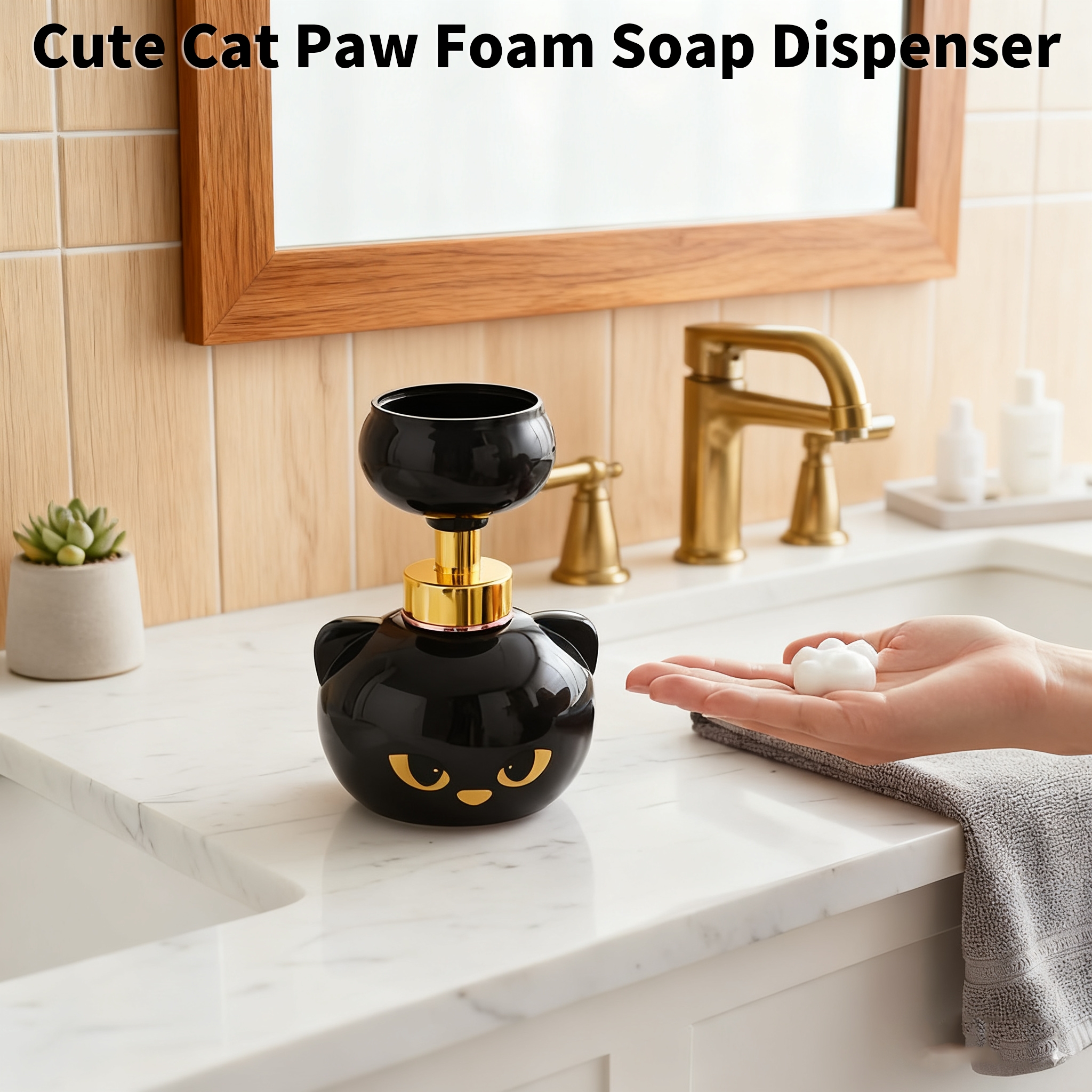 Cute cat paw flower foam soap  - Bathroom Home Improvement review and price