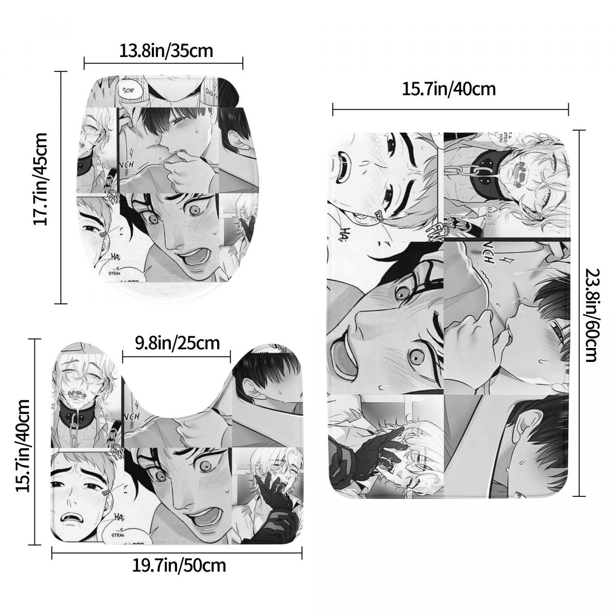The Good Yaoi Boys 3 Pcs Bath  - Home Goods Bathroom Rugs review and price