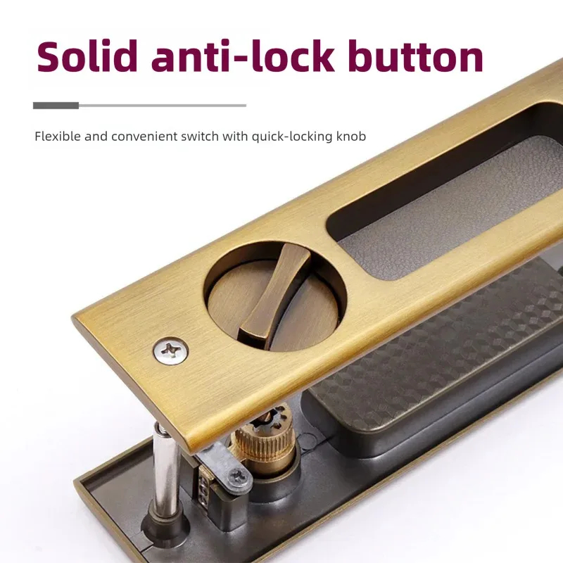 Sliding Door Lock Black Indoor - Home Bathroom Fittings review and price