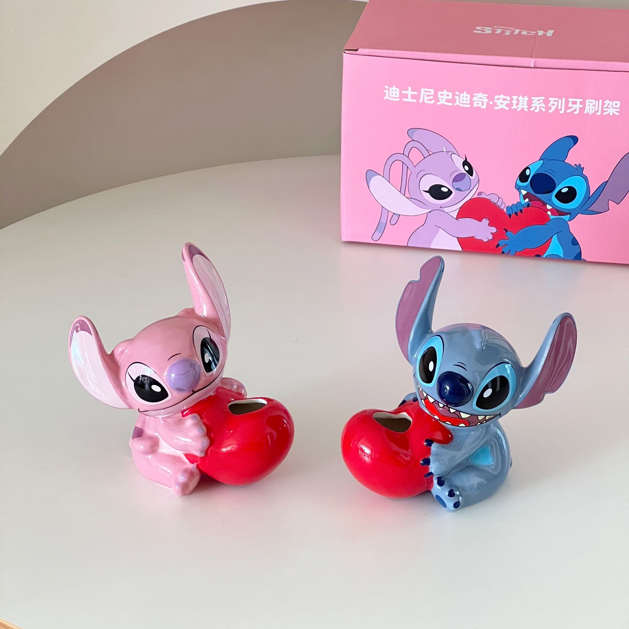 Disney Lilo  Stitch cartoon cu - Home Edit Bathroom Storage review and price