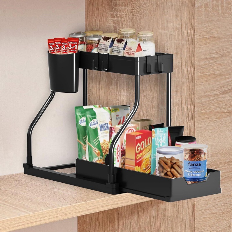 Under Sink Organizer Pull Out  - Home Essentials Bathroom Cabinet review and price