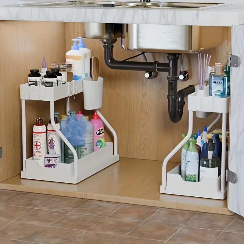 Under Sink Organizer Pull Out  - Home Essentials Bathroom Cabinet review and price
