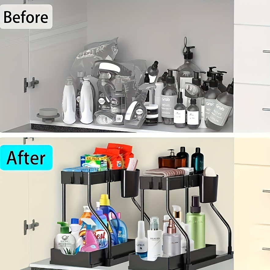 Under Sink Organizer Pull Out  - Home Essentials Bathroom Cabinet review and price