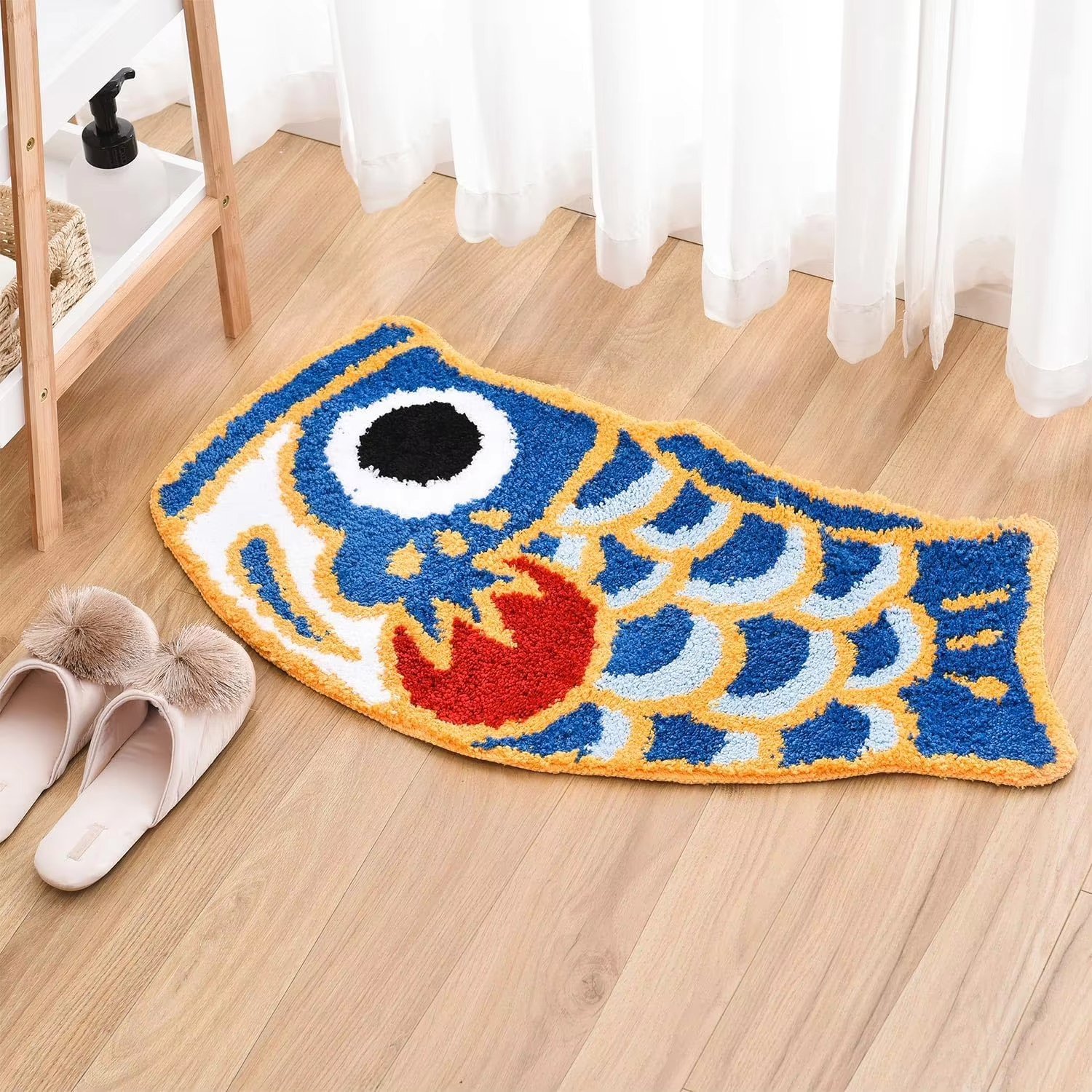 VIKAMA Auspicious Carp Carpet  - Home Goods Bathroom Mats review and price
