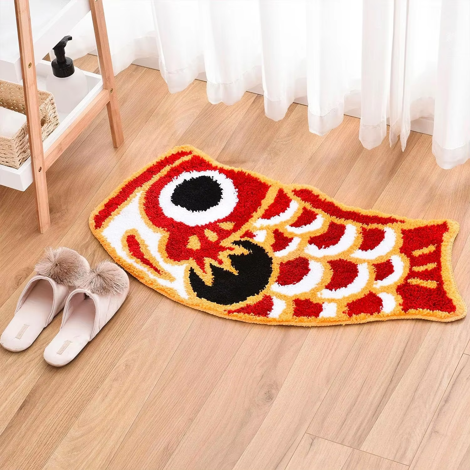 VIKAMA Auspicious Carp Carpet  - Home Goods Bathroom Mats review and price