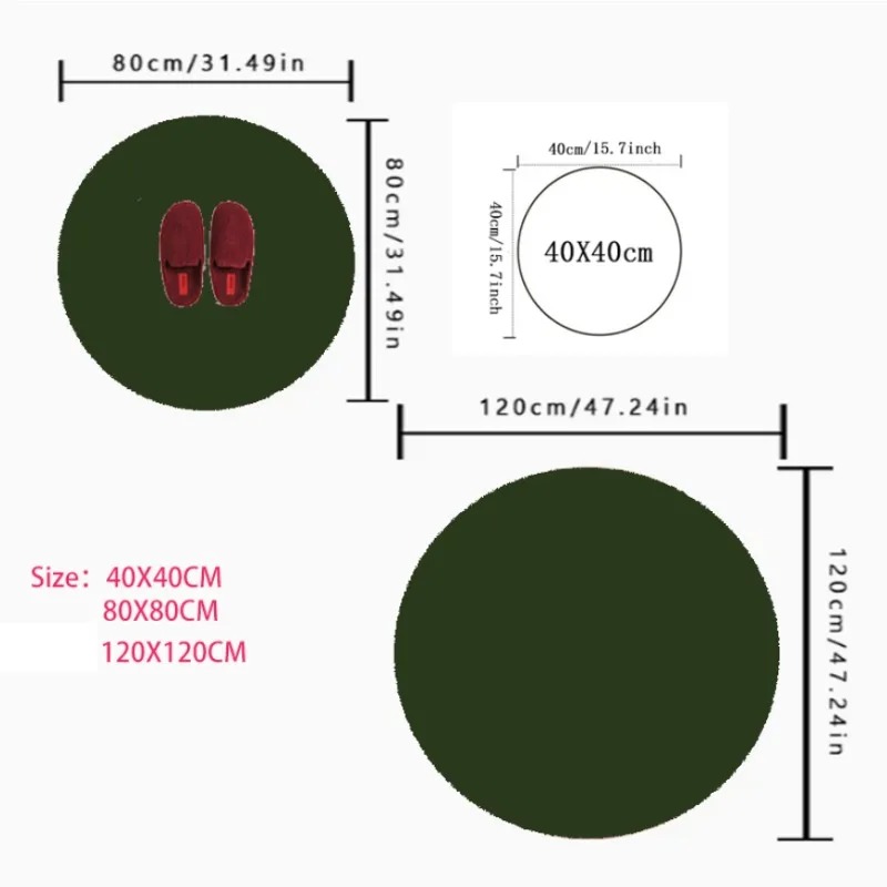 Nordic Style Circular Carpet P - Home Bathroom Fittings review and price